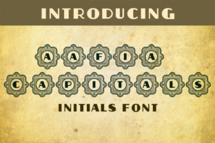 Aafia Capitals: A Vintage Font That Elevates Branding