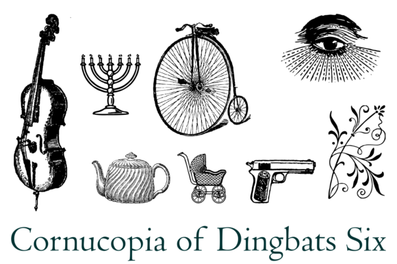 Cornucopia of Dingbats Six: A Font That Speaks Volumes