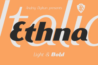 Ethna: A Versatile Sans Serif Font for Crafters and Creators