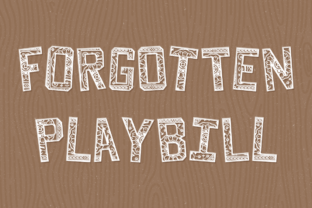 Forgotten Playbill: A Font That Captures Attention