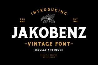 Jakobenz: A Vintage Serif Font for Web Design