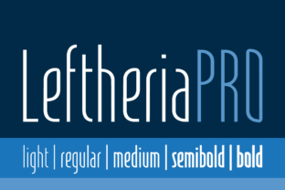 LeftheriaPRO: A Modern Sans Serif Font for Campaign Creativity