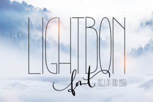Lightbon: A Stylish Sans Serif Font for Web Design