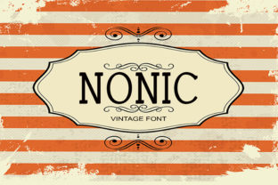Nonic Serif Font for Handmade and Commercial Design