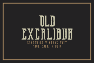Old Excalibur: A Serif Font for Timeless Design