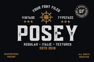 Posey: A Vintage Sans Serif Font for Digital Branding