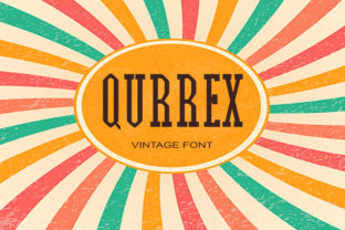 Qurrex: A Playful Serif Font for Vintage Web Design