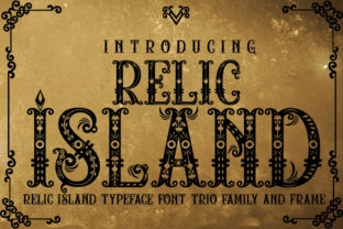 Relic Island: A Bold Handwritten Font for Creative Branding