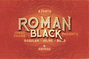 Roman Black Family Serif Font for Bold Branding