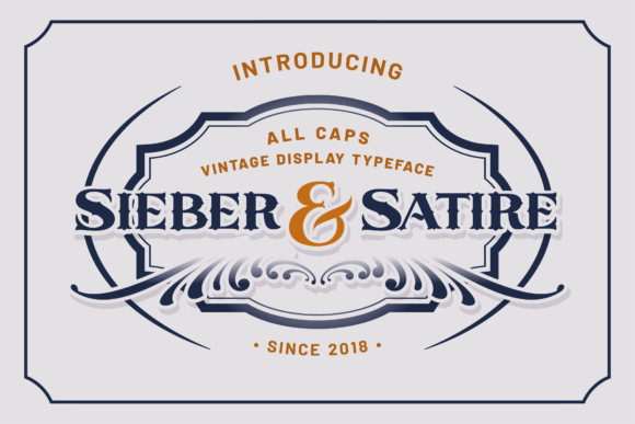 Sieber Satire Font for Bold Visual Storytelling