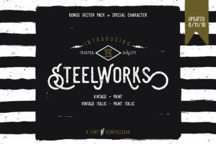Steelworks Font for Dynamic Campaign Design