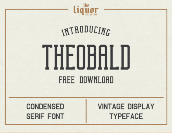 Theobald Font: Vintage Charm for Handmade Creations