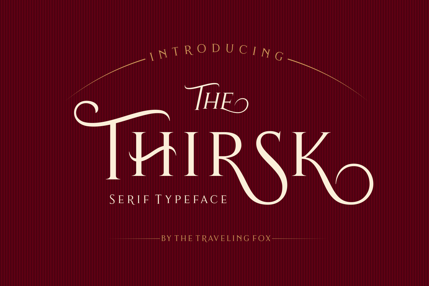 Thirsk: A Vintage Serif Font for Bold Branding